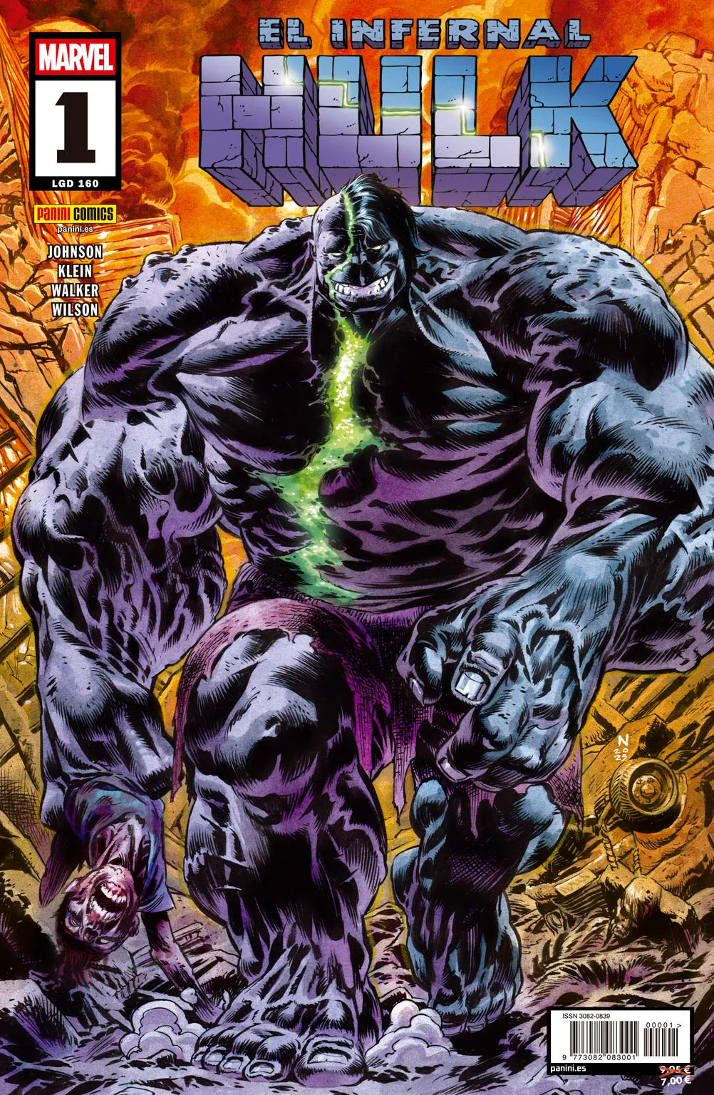 EL INFERNAL HULK 01 - PANINI