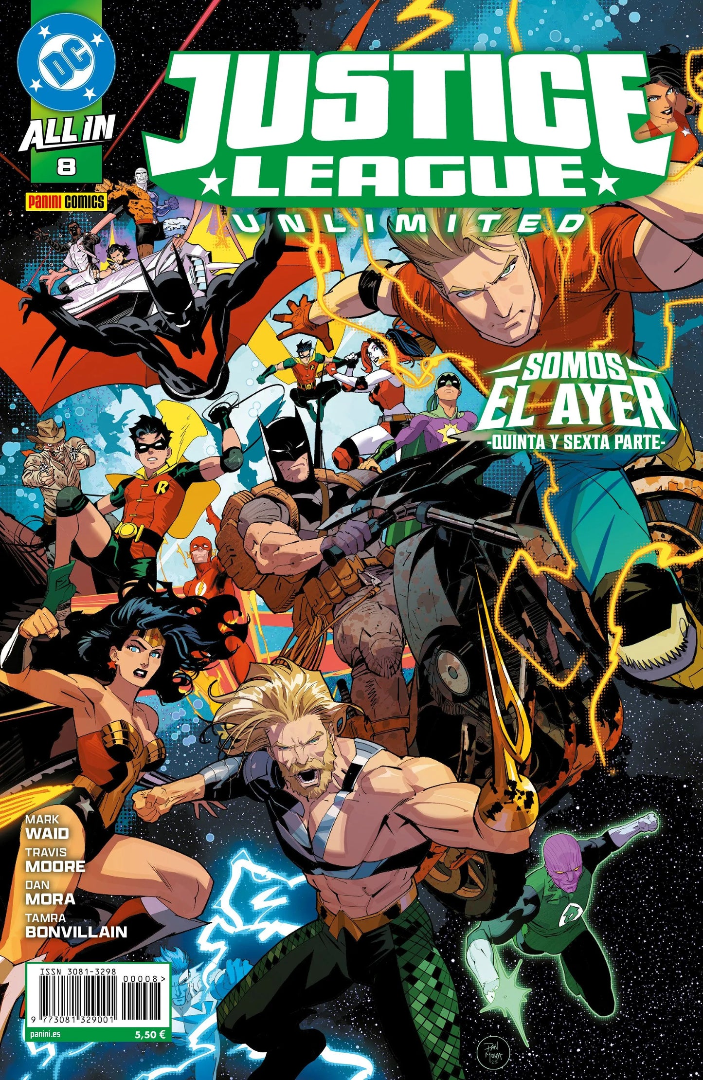 ALL IN JUSTICE LEAGUE UNLIMITED 8 (DC) - PANINI COMICS