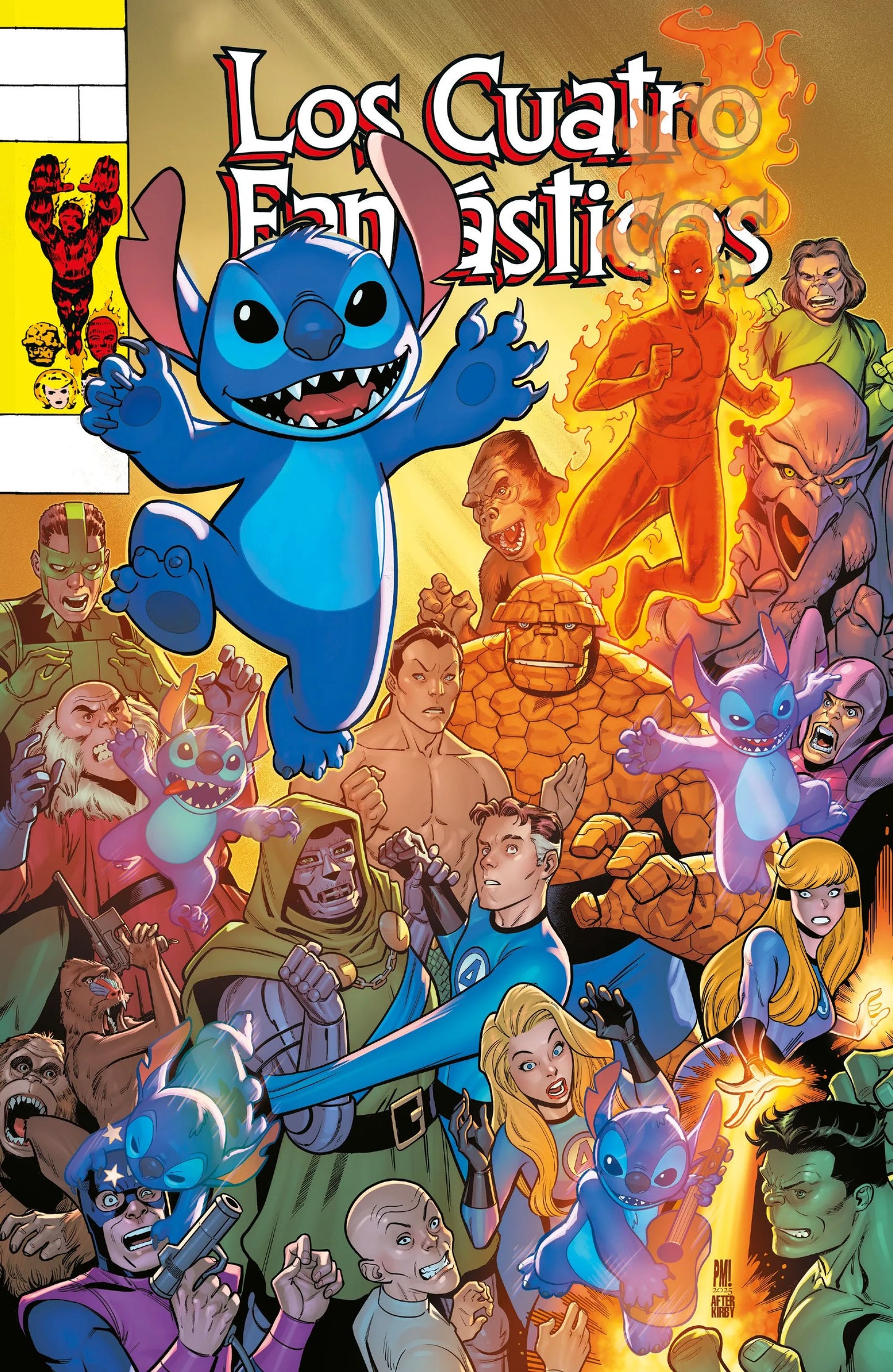 LOS 4 FANTASTICOS 04 ( PORTADA ALTERNATIVA STITCH) - PANINI MARVEL