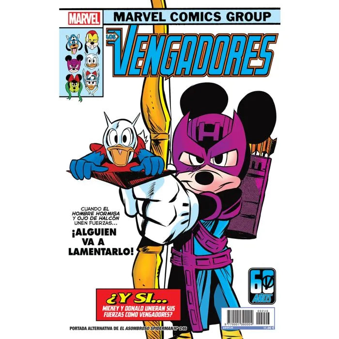 EL ASOMBROSO SPIDERMAN ESPPECIAL (PORTADA ALTERNATIVA DISNEY) - WHAT IF? LOS VENGADORES #223 - PANINI COMIC