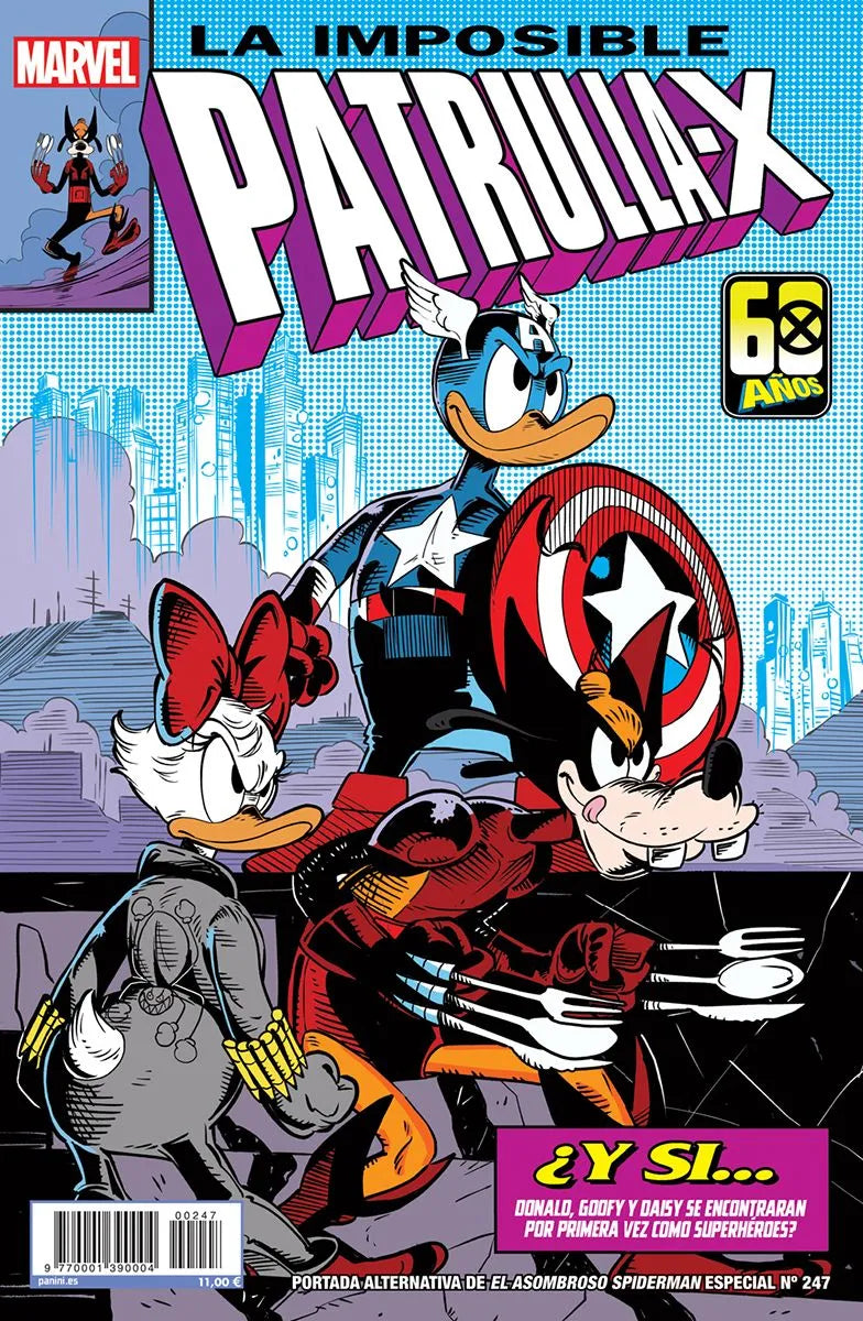 EL ASOMBROSO SPIDERMAN ESPECIAL (PORTADA ALTERNATIVA DISNEY - WHAT IF? LA IMPOSIBLE PATRULLA-X #268 - PANINI COMICS