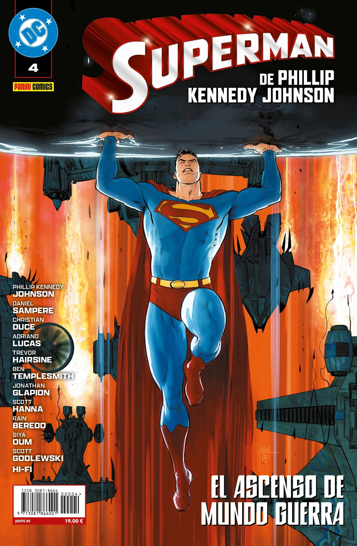 SUPERMAN DE PHILLIP KENNEDY JOHNSON 04: EL ASCENSO DE MUNDO DE GUERRA - PANINI