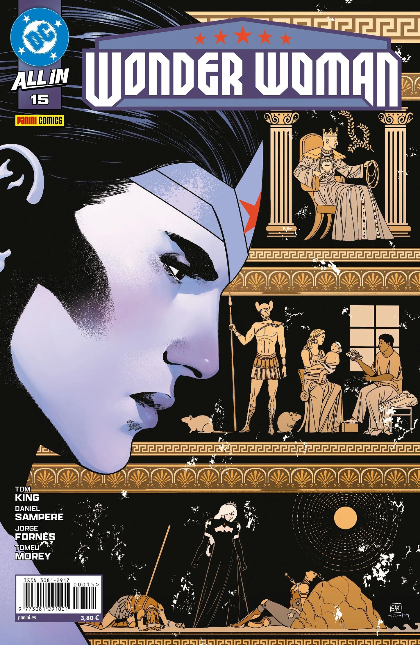 ALL IN WONDER WOMAN 15 - PANINI DC