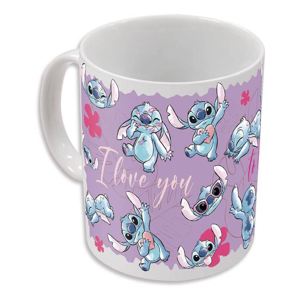 TAZA CERÁMICA CAMBIO DE COLOR 325ML - STITCH