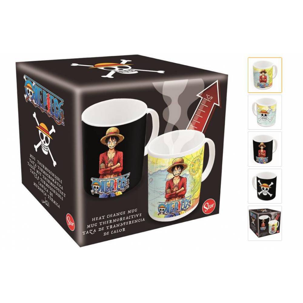 TAZA CERÁMICA CAMBIO DE COLOR 325ML - ONE PIECE