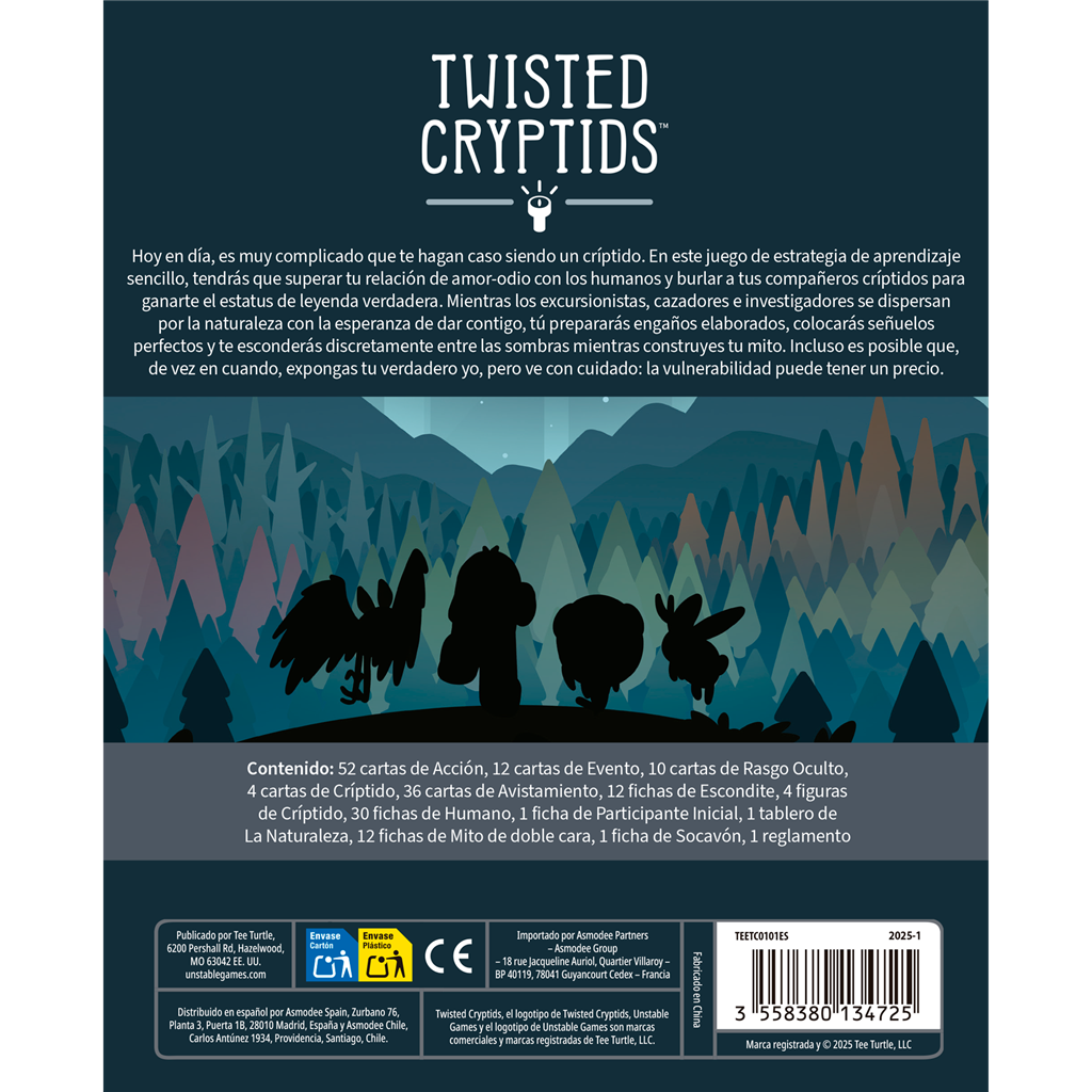 JUEGO DE MESA Twisted Cryptids