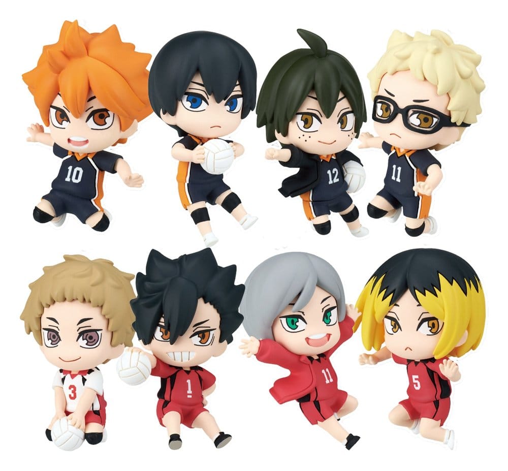 Haikyu!! Minifiguras Twinchees Defofig! Dangler 5 cm Blind Pack Expositor