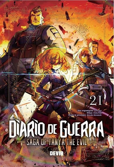 DIARIO DE GUERRA, SAGA OF TANYA THE EVIL 21 - DEVIR