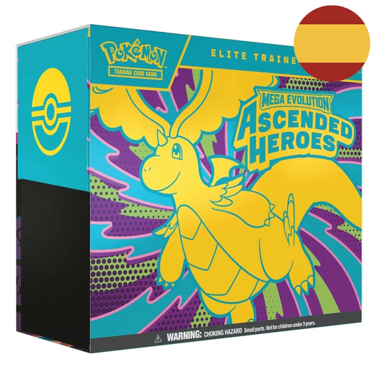 Caja de Entrenador Élite Pokémon Megaevolución - Héroes Ascendentes Español