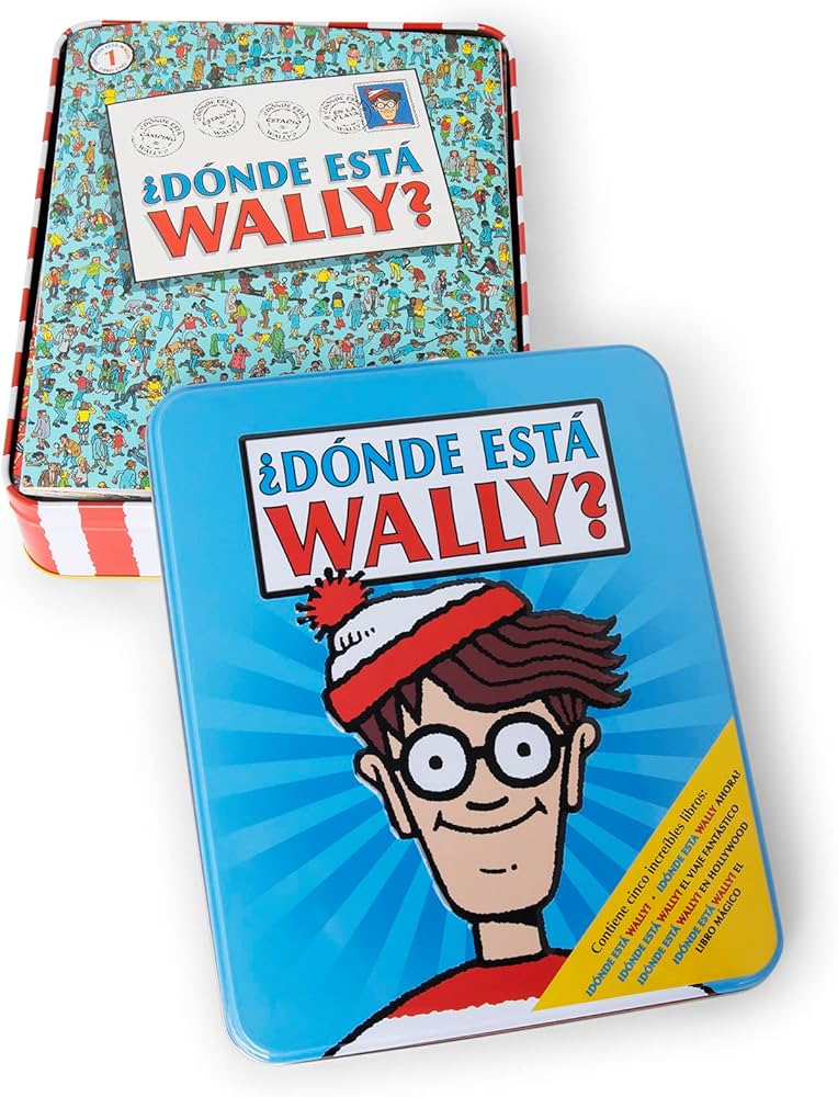 En una caja metálica que contiene cinco increíbles libros (¿Dónde está Wally?) - (B DE BLOK)