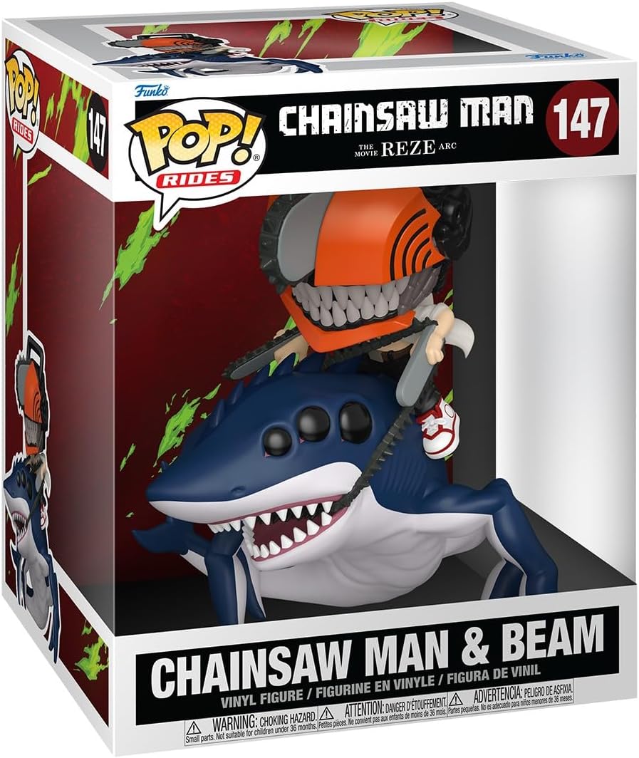 Funko POP! Ride (Deluxe) Chainsaw Man & Beam - Chainsaw Man