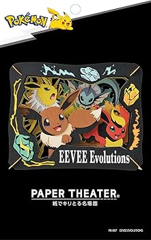 Paper Theater Pokemon Eeve evoluciones (japones)