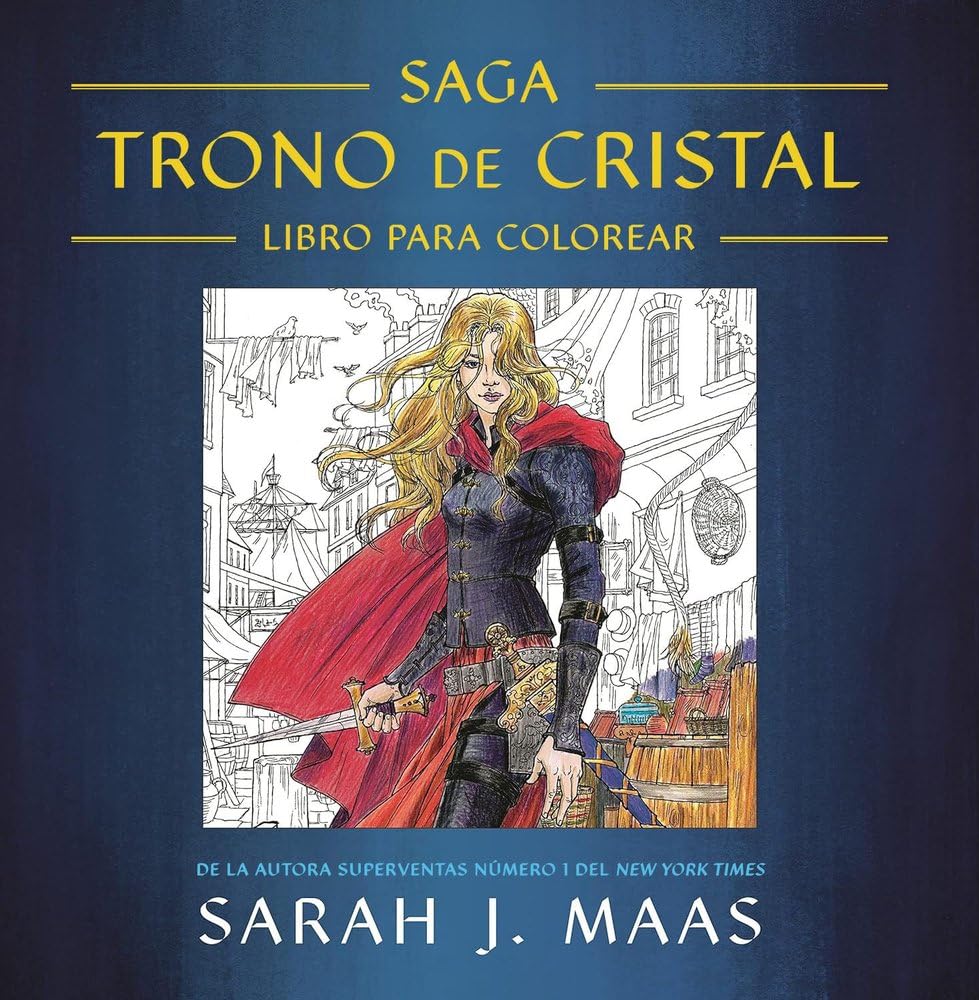 TRONO DE CRISTAL: LIBRO PARA COLOREAR - SARAH J MAAS (HIDRA)
