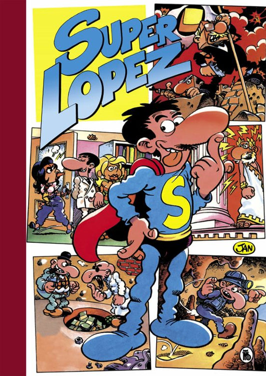 SUPER HUMOR SUPERLOPEZ Nº 2: LA SEMANA MAS LARGA; LOS CABECICUBOS ; LA CAJA DE PANDORA; LA GRAN SUPERPRODUCCION; AL CENTRO DE LA TIERRA) - BRUGUERA