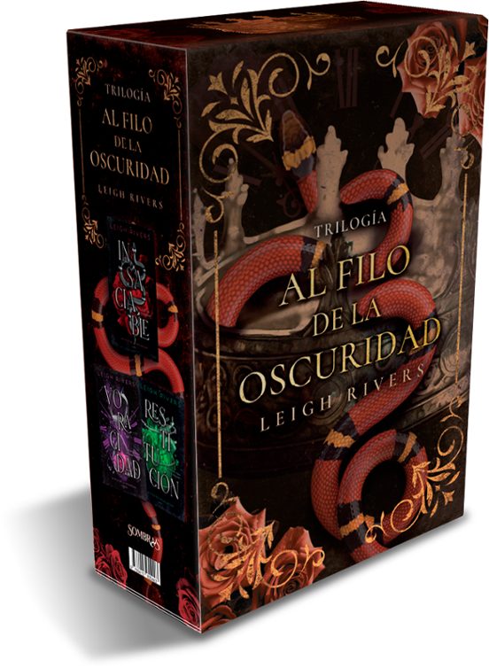 ESTUCHE TRILOGÍA AL FILO DE LA OSCURIDAD - Leigh Rivers (SOMBRAS)