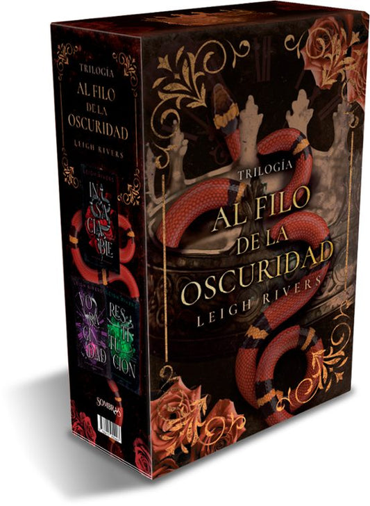 ESTUCHE TRILOGÍA AL FILO DE LA OSCURIDAD - Leigh Rivers (SOMBRAS)