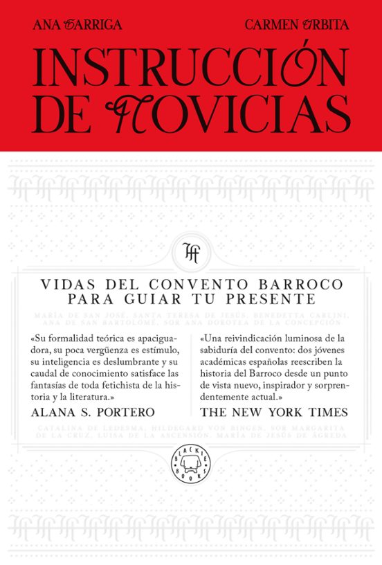 INSTRUCCIÓN DE NOVICIAS - Ana Garriga y Carmen Urbita (BLACKIE BOOKS)