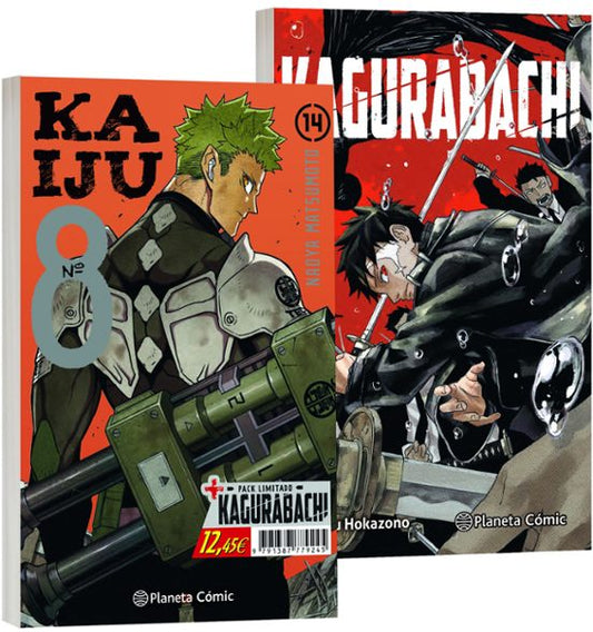 KAIJUU8 Nº 14 + KAGURABACHI Nº 01 (PACK ESPECIAL) - PLANETA COMIC