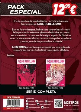 FAKE REBELLION PACK ESPECIAL DE 2 TOMOS - MOZTROS