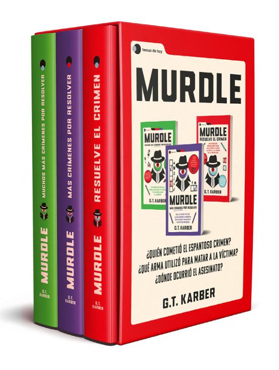 Estuche Murdle: vol. 1 + vol. 2 + vol. 3 - G. T. Karber (Ediciones Temas de Hoy)