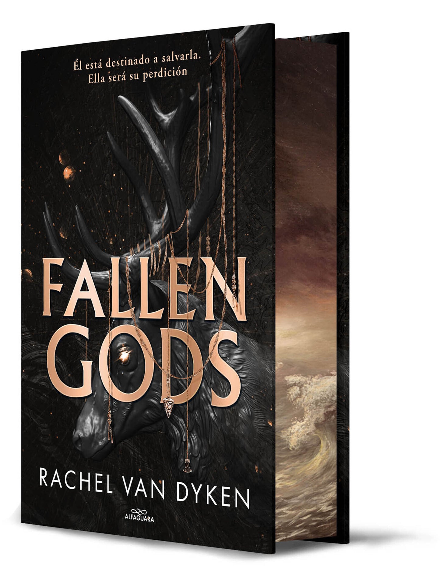 Fallen Gods (edición especial en tapa dura y con cantos tintados) (Hilos del destino 1) -RACHEL  VAN DYKEN (ALFAGUARA)