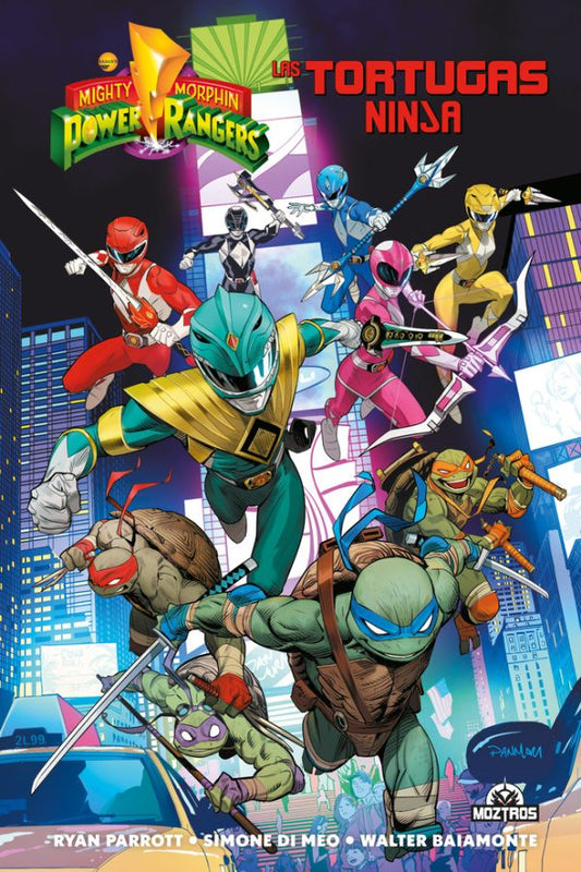 MIGHTY MORPHIN POWER RANGERS VS TORTUGAS NINJA 1 - MOZTROS