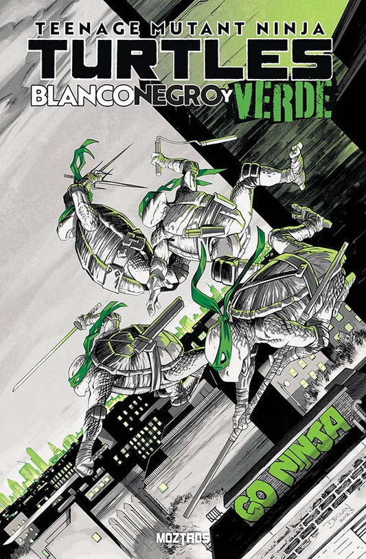 Teenage Mutant Ninja Turtles: Blanco, Negro y Verde - MOZTROS