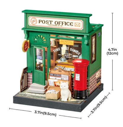 MAQUETA OFICINA DE CORREOS CENTURY CON GATITO