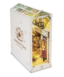 MAQUETA SUJETALIBROS LIBRERIA SUNSHINE TOWN