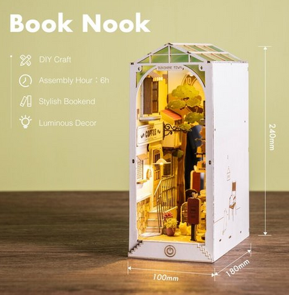 MAQUETA SUJETALIBROS LIBRERIA SUNSHINE TOWN