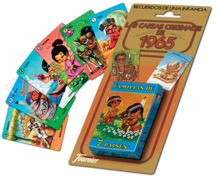 BARAJA CARTAS INFANTIL FAMILIAS 7 PAISES 21966