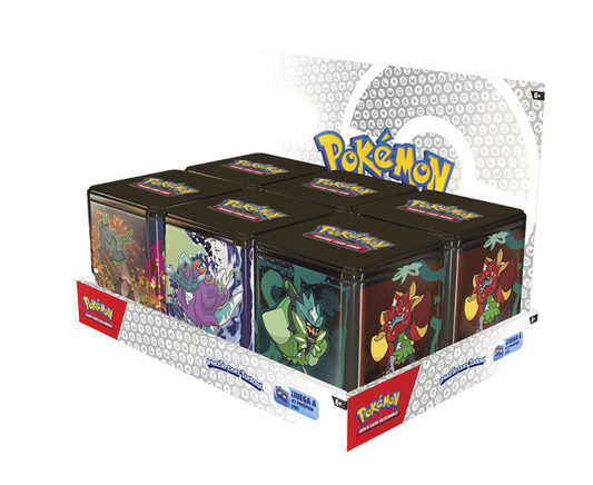 Lata juego cartas coleccionables Pokemon español surtido