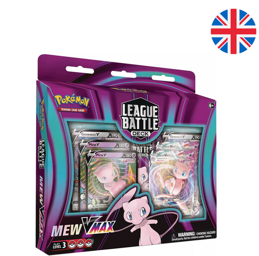 Baraja juego cartas coleccionables Mew VMax Pokemon ingles