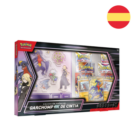 Blister juego cartas coleccionables Garchomp ex de Cintia Juntos de Aventuras Pokemon español