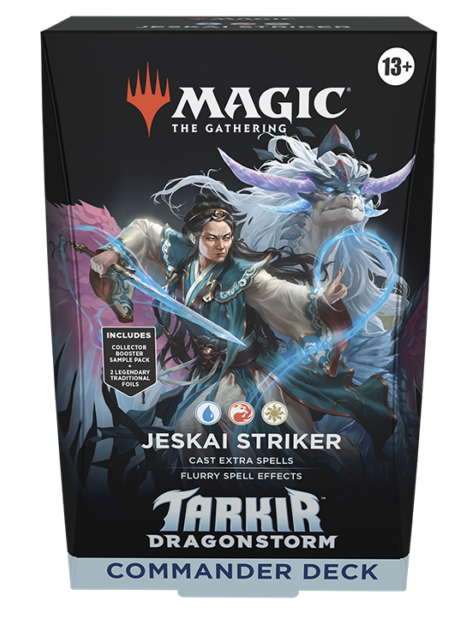 Commander: Tarkir: Dragonstorm: JESKAI STRIKER – Deck  (INGLÉS) - MAGIC THE GATHERING