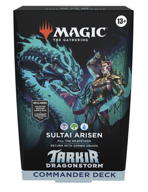 Commander: Tarkir: Dragonstorm: SULTAI ARISEN – Deck  (INGLÉS) - MAGIC THE GATHERING