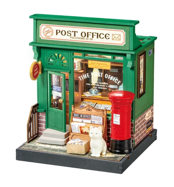 MAQUETA OFICINA DE CORREOS CENTURY CON GATITO