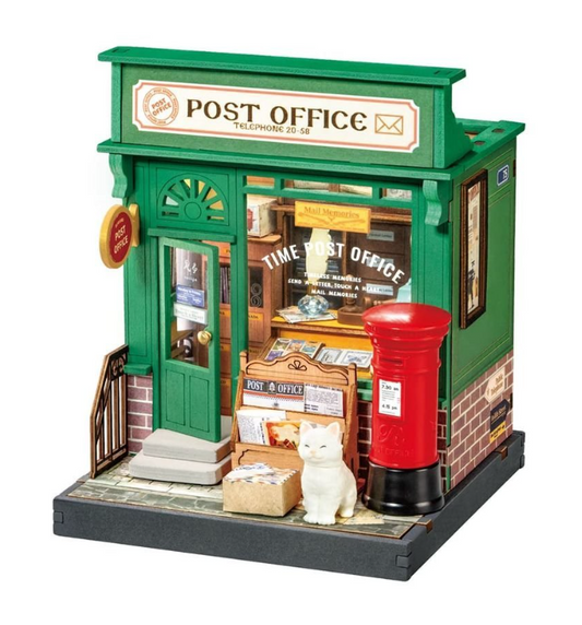 MAQUETA OFICINA DE CORREOS CENTURY CON GATITO