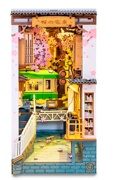 MAQUETA SUJETALIBROS SAKURA DENSYA