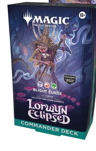 Commander Display (Mazos) Lorwyn Eclipsado - Blight Curse (Inglés) - Magic The Gathering