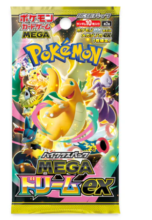 BOOSTER POKEMON MEGA DREAM EX M2A - SOBRE JAPONÉS