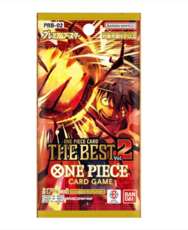BOOSTER ONE PIECE TCG CARD GAME THE BEST PREMIUM CAJA JAPONÉS (PRB02) SOBRE JAPONÉS