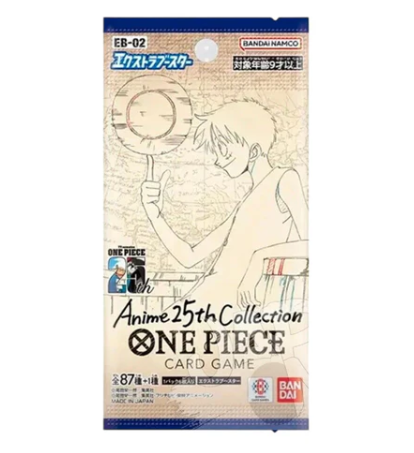 BOOSTER ONE PIECE EB02 - ANIME 25TH COLLECTION EB-02 - SOBRE JAPONÉS