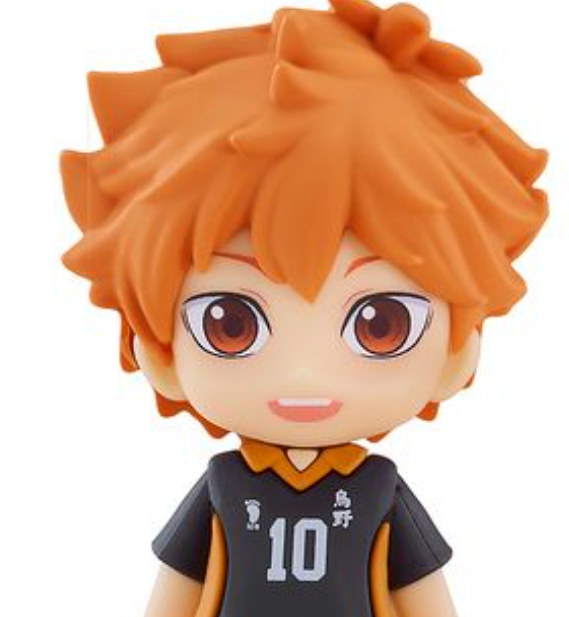 SHOYO HINATA RUBBER MASCOT FIGURA 8 CM HAIKYU!! NENDOROID PLUS