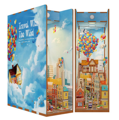 MAQUETA BOOK NOOK CON LUZ UP TRAVEL WITH THE WIND