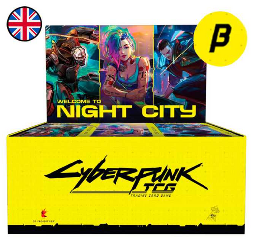 CAJA DE SOBRES BETA (36 sobres) – CYBERPUNK TCG – INGLÉS