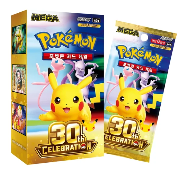 Caja POKEMON 30th Anniversary Celebration M6a - Coreano