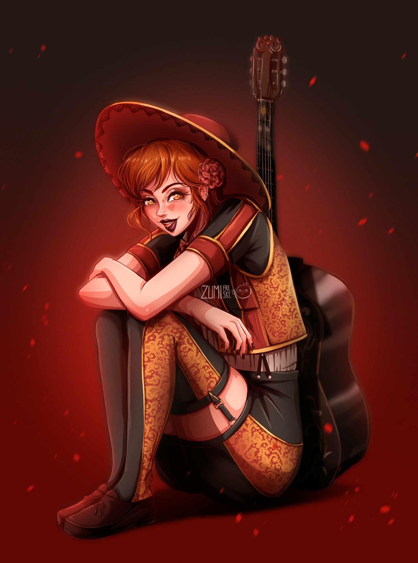 "Mediodía" Fanart de Crisol: Theater of Idols - ZUMIFRESKY