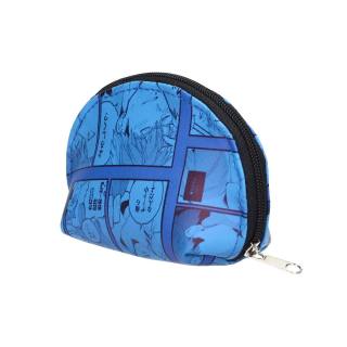 ESTUCHE PORTAMONEDAS MEGUMI Y TSUGUMI VIÑETA AZUL - UCHIWA ARECHI MANGA