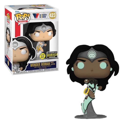Funko Pop! Wonder Woman 80th Anniversary White Lantern Glow-in-The-Dark Pop! Vinyl Figure -